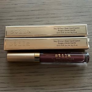 Brand New Stila Stay All Day Liquid Lipsticks (2) Sheer Miele Color